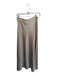 Magaschoni Size S Champagne Polyester Side Zip Maxi Skirt Champagne / S