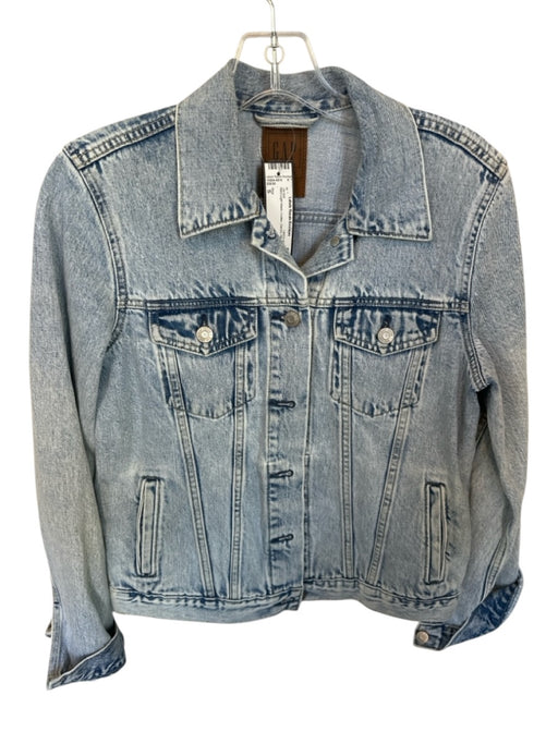 Gap Size S Med Light Wash Cotton Denim Jacket Med Light Wash / S