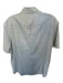 Mizzen + Main Size L Gray & White Polyester Blend Dots Button Down Men's Shirt Gray & White / L