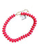 Red & Gold Beaded Necklace Red & Gold