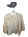 Hyacinth House Size XL Cream & Multi Cotton 3/4 Balloon Sleeve V Neck Top Cream & Multi / XL