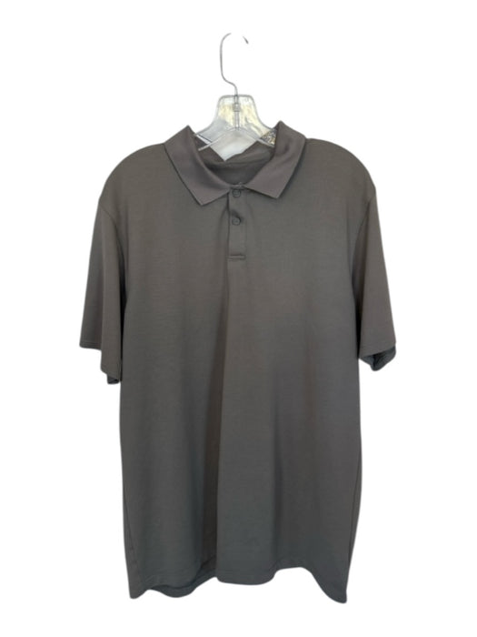 Lululemon Size L Taupe Solid Athletic Men's Polo Taupe / L