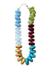 Multi Resin Chunky Beads Color Block Necklace Multi