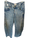 We The Free Size 26 Med Light Wash Cotton Mid Rise Button Fly Barrel Jeans Med Light Wash / 26