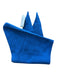 Blue Wool Triangle Knit scarf Blue / S