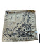Taupe & Black Polyester Bandana Print scarf Taupe & Black / M