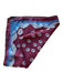 Maroon & Navy Polyester Flowers scarf Maroon & Navy / M