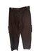 Zara Size 4 Brown Cotton Front Pleat Barrel Leg Pants Brown / 4