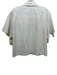 Lafayette 148 Size L Off White Cotton Geometric Textured Button Down Short Set Off White / L