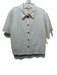 Lafayette 148 Size L Off White Cotton Geometric Textured Button Down Short Set Off White / L