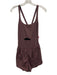 FP Movement Size M Mauve Purple Polyamide Blend Criss Cross Back Cutouts Romper Mauve Purple / M