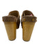 Veronica Beard Shoe Size 9.5 Taupe Beige Leather Upper Suede Mule Platform Clogs Taupe Beige / 9.5
