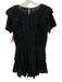 Loveshackfancy Size M Black Cotton swiss dot Short Sleeve Mini Dress Black / M