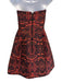 Alice + Olivia Size 6 Plum, Orange, Red Polyester Jacquard Spaghetti Strap Dress Plum, Orange, Red / 6