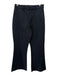 Apiece Apart Size 2 Black Cotton Blend Zip & Hook Closure Wide Leg Pockets Pants Black / 2