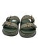 Ulla Johnson Shoe Size 37 Green Leather open toe Raffia Buckle Detail Sandals Green / 37