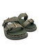 Ulla Johnson Shoe Size 37 Green Leather open toe Raffia Buckle Detail Sandals Green / 37