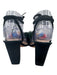 Loeffler Randall Shoe Size 7B Black & Multi Suede Faux Fur Wrap Ankle Sandals Black & Multi / 7B