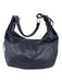 Miu Miu Black Leather Adjustable Whipstitch Shoulder Bag Black / M