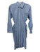 Rails Size XS White & Blue Cotton Blend Striped 1/2 Sleeve Side Cut Outs Dress White & Blue / XS