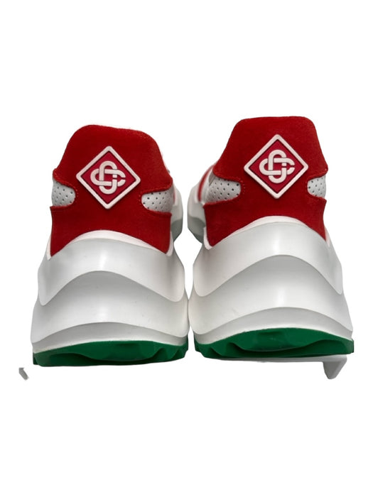 Casa Sport Shoe Size 4.5 White Green Red Synthetic Lace Up Perforated Sneakers White Green Red / 4.5