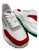 Casa Sport Shoe Size 4.5 White Green Red Synthetic Lace Up Perforated Sneakers White Green Red / 4.5