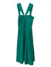 Maeve Size 0P Green Viscose Blend Button Front Sleeveless Midi Dress Green / 0P