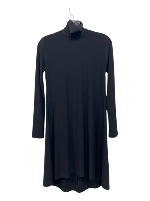 Norma kamali Size XS Black Polyester & Spandex Long Sleeve hi collar Dress Black / XS