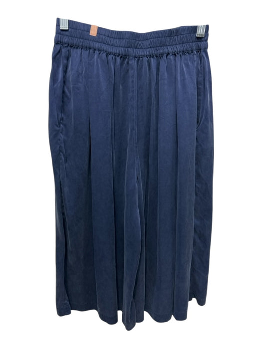 Lunya Size XS Navy Washed Silk Spaghetti Strap Tank Bermuda Pajama Pant Set Navy / XS