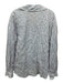 Cinq a Sept Size M White, Blue, Red Cotton Blend Crinkle Stripe Long Sleeve Top White, Blue, Red / M