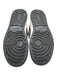 Air Jordan Shoe Size 39 White, Grey & Black Leather Abstract Print Sneakers White, Grey & Black / 39