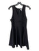 Likely Size 10 Black Polyester Blend V Neck Sleeveless A Line Back Zip Dress Black / 10