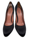 Alaia Shoe Size 37 Black Leather Satin Almond Toe High Heel Pumps Black / 37