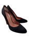 Alaia Shoe Size 37 Black Leather Satin Almond Toe High Heel Pumps Black / 37