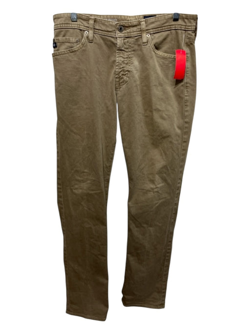 AG Size 30 Beige Cotton Zip Fly Men's Pants Beige / 30