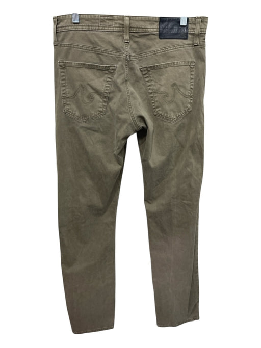AG Size 30 Green Cotton Zip Fly Men's Pants Green / 30