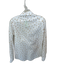 Ann Mashburn Size S White & yellow Cotton Long Sleeve Button Down BEES Top White & yellow / S
