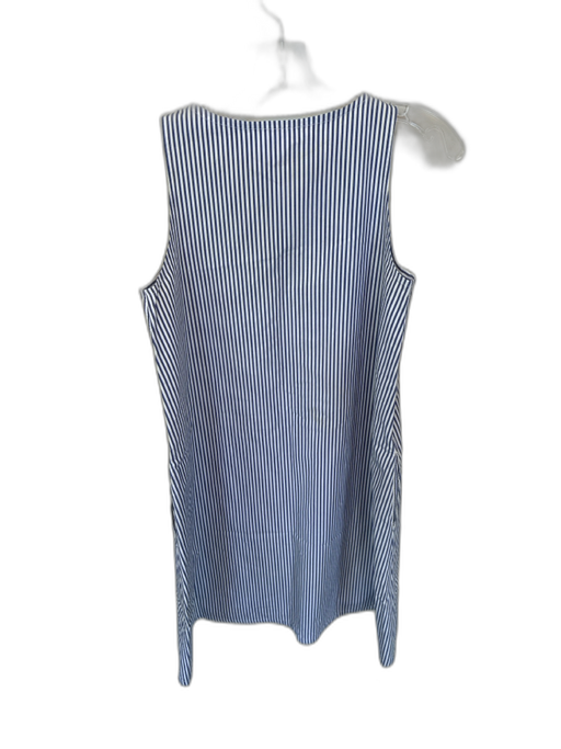 Ann Mashburn Size XS Blue & White Cotton Sleeveless Striped Dress Blue & White / XS