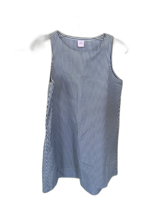 Ann Mashburn Size XS Blue & White Cotton Sleeveless Striped Dress Blue & White / XS