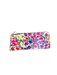 Mi Golondrina White & Multi Cotton Zip Close Embroidered Flowers Rectangle Bag White & Multi / XS