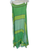 Ace & Jig Size XS Green & Aqua Cotton Striped Chevron Wrap Maxi Skirt Green & Aqua / XS