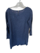Nuthatch Size P Navy Linen Long Sleeve Front Pocket Dress Navy / P