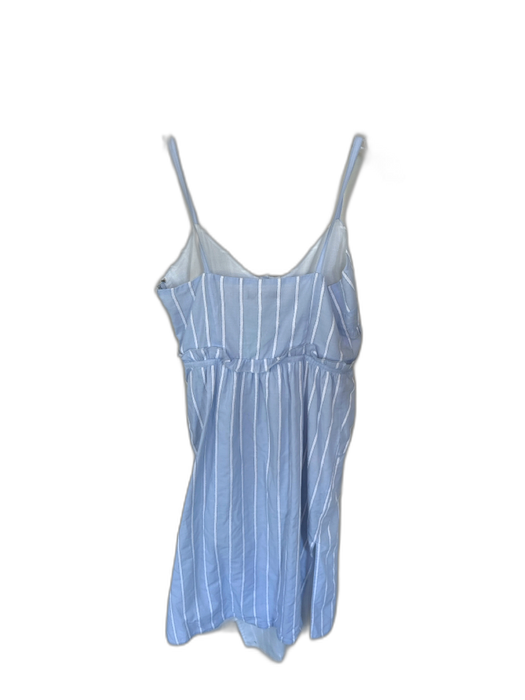 Derek Lam 10 Crosby Size 2 Baby Blue & White Cotton Spaghetti Strap Dress Baby Blue & White / 2