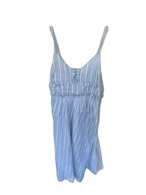 Derek Lam 10 Crosby Size 2 Baby Blue & White Cotton Spaghetti Strap Dress Baby Blue & White / 2