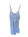 Derek Lam 10 Crosby Size 2 Baby Blue & White Cotton Spaghetti Strap Dress Baby Blue & White / 2