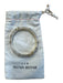 Alexis Bittar Clear & Gold Lucite Gold Plated Hinge Rhinestones Bangle Bracelet Clear & Gold