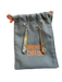 Alexis Bittar Tan & Rose Gold Lucite Rhinestones Long Dangle GHW Earrings Tan & Rose Gold