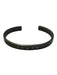 wTr When Tides Rise Gunmetal Sterling Silver Diamonds Cuff Bracelet Gunmetal