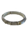 Alexis Bittar Clear & Gold Lucite Gold Plated Hinge Bangle Bracelet Clear & Gold