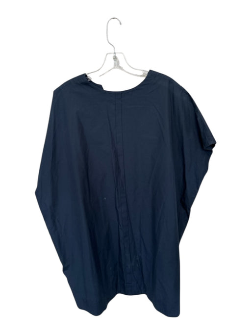 SBJ Austin Size One Size Navy Cotton Cap Sleeve V Neck Dress Navy / One Size